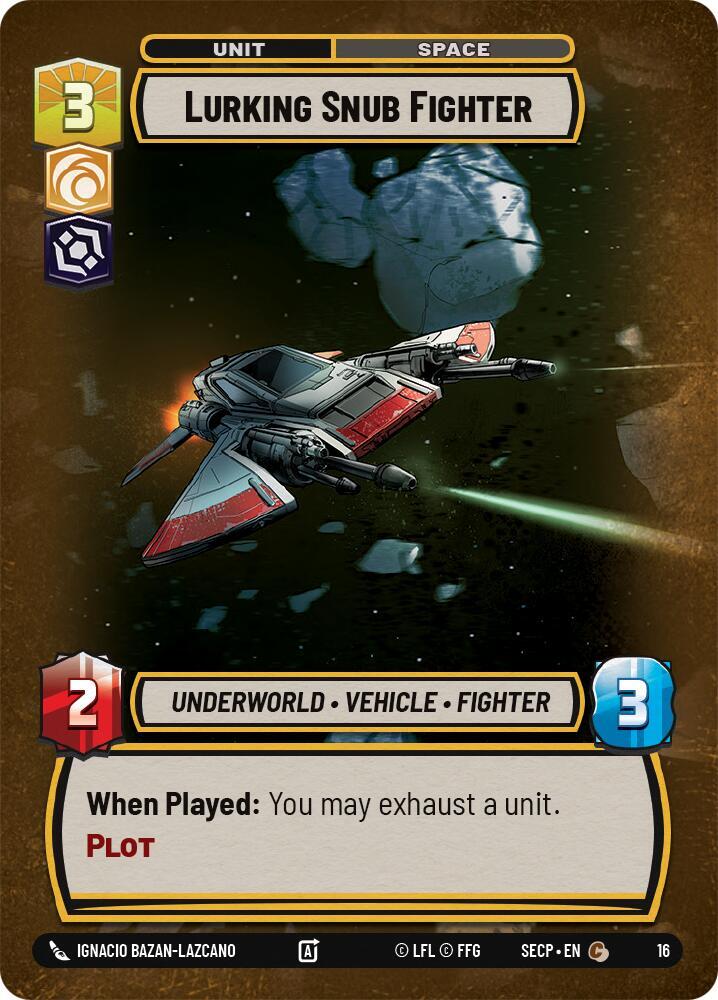 Lurking Snub Fighter [Secrets of Power - Weekly Play Promos]