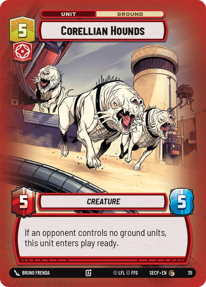 Corellian Hounds (Foil) [Secrets of Power - Weekly Play Promos]