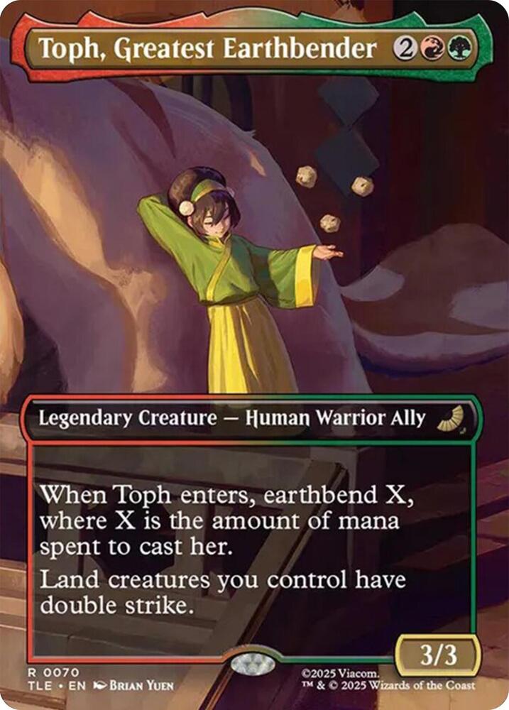 Toph, Greatest Earthbender (Borderless) (70) [Avatar: The Last Airbender: Eternal-Legal]