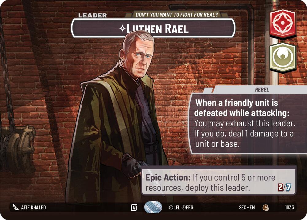 Luthen Rael - Don't You Want To Fight For Real? (Showcase) (1033) [Secrets of Power]
