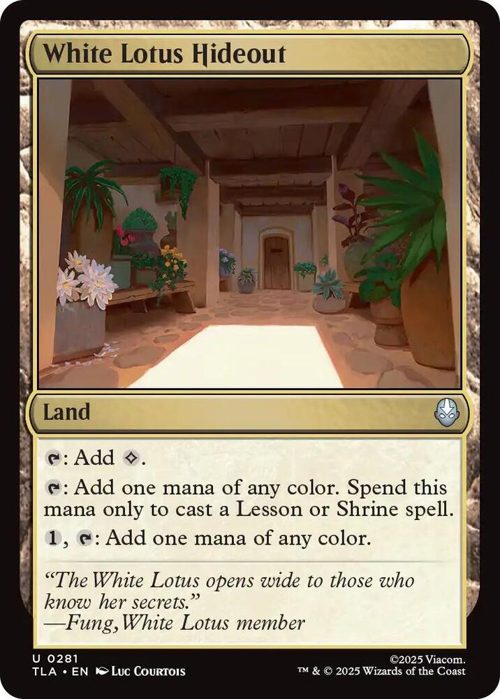 White Lotus Hideout (281) [Avatar: The Last Airbender]