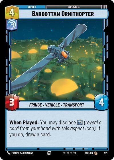 Bardottan Ornithopter (Foil) (571) [Secrets of Power]