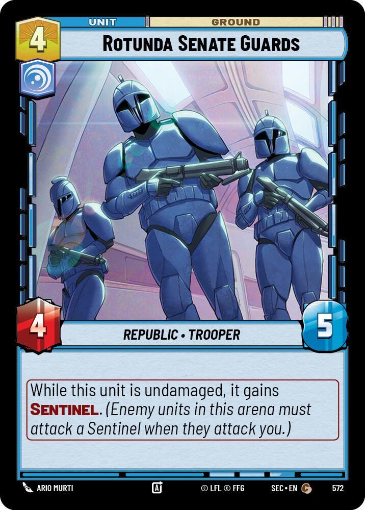 Rotunda Senate Guards (Foil) (572) [Secrets of Power]