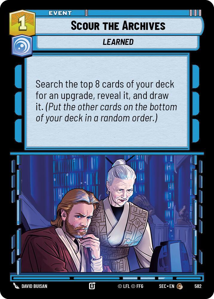 Scour the Archives (Foil) (582) [Secrets of Power]