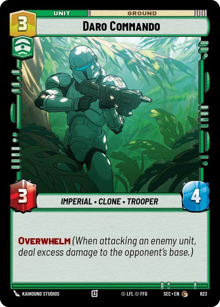 Daro Commando (Foil) (623) [Secrets of Power]
