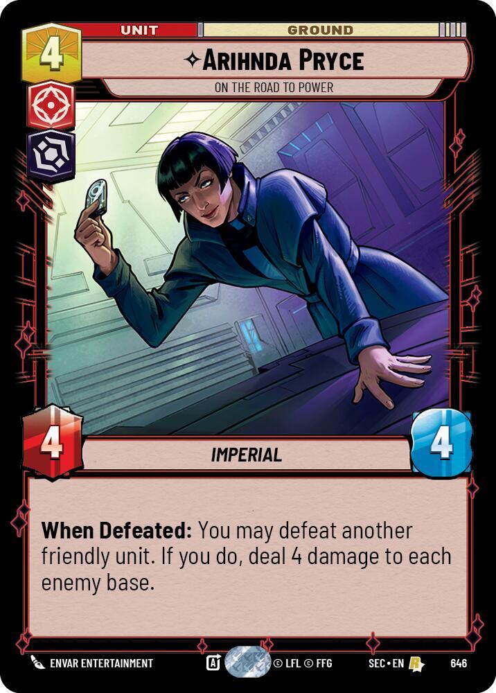 Arihnda Pryce - On the Road to Power (Foil) (646) [Secrets of Power]