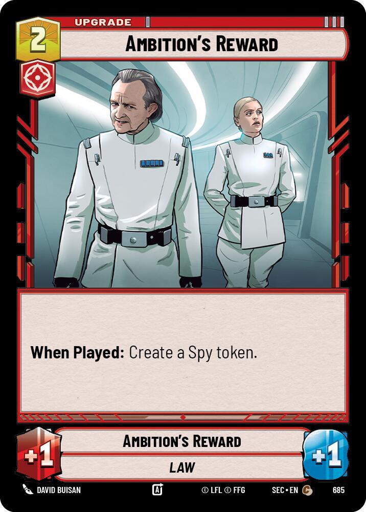 Ambition's Reward (Foil) (685) [Secrets of Power]