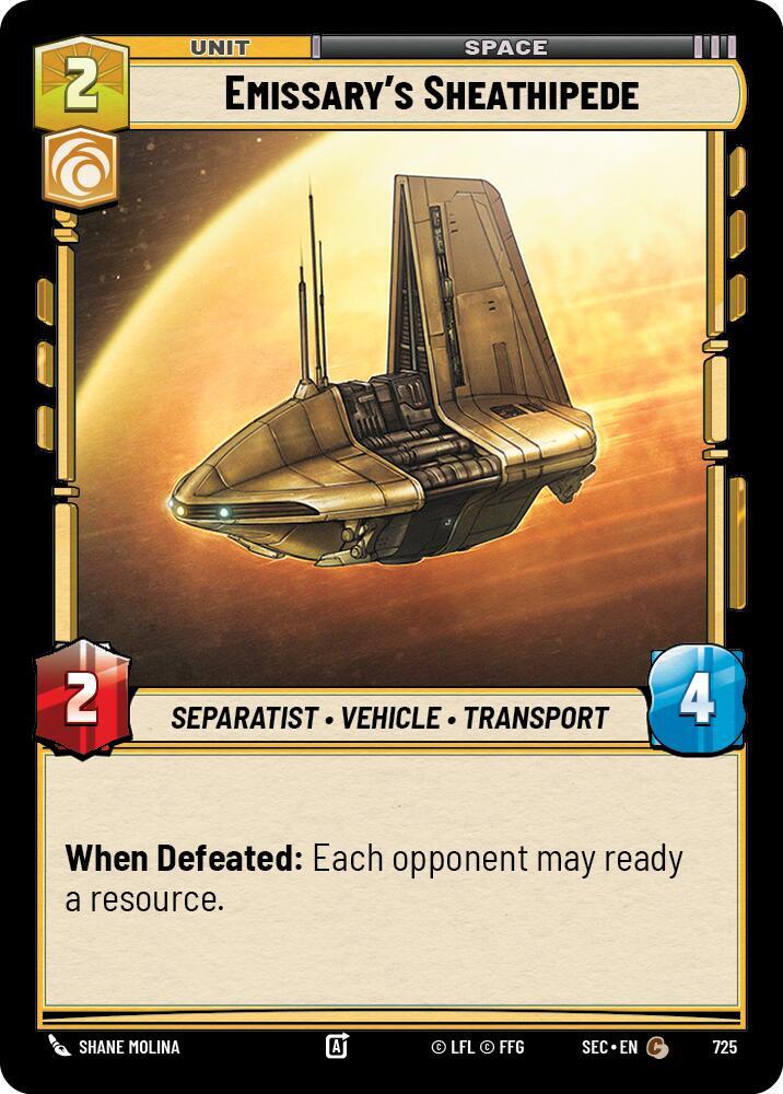 Emissary's Sheathipede (Foil) (725) [Secrets of Power]