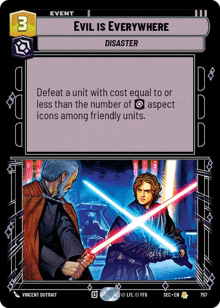Evil is Everywhere (Foil) (757) [Secrets of Power]