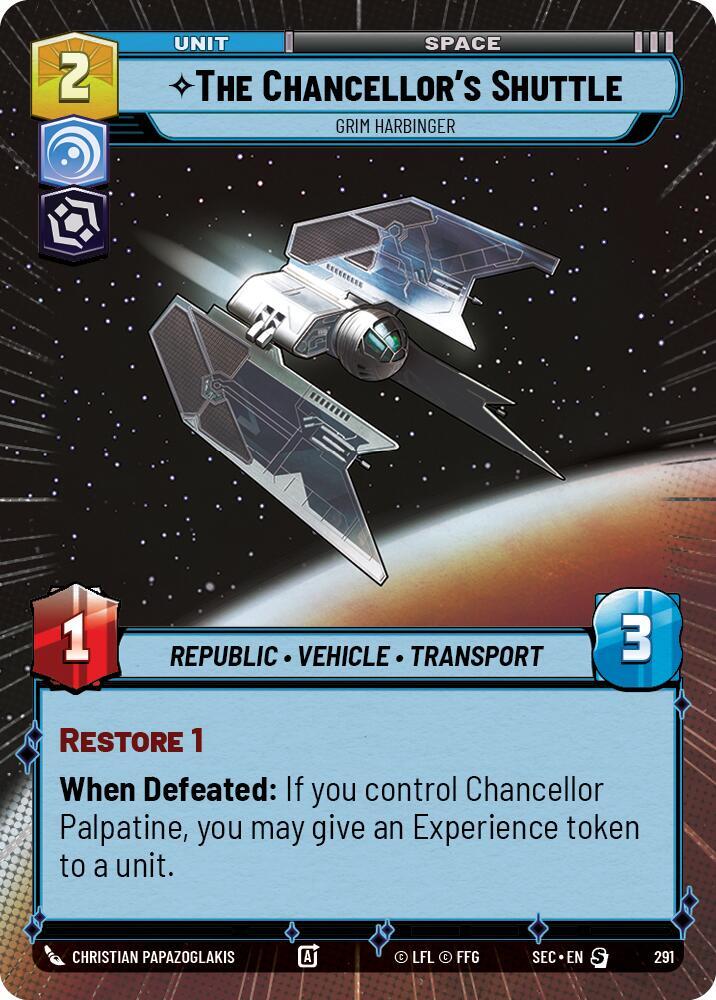 The Chancellor's Shuttle - Grim Harbinger (Hyperspace) (291) [Secrets of Power]