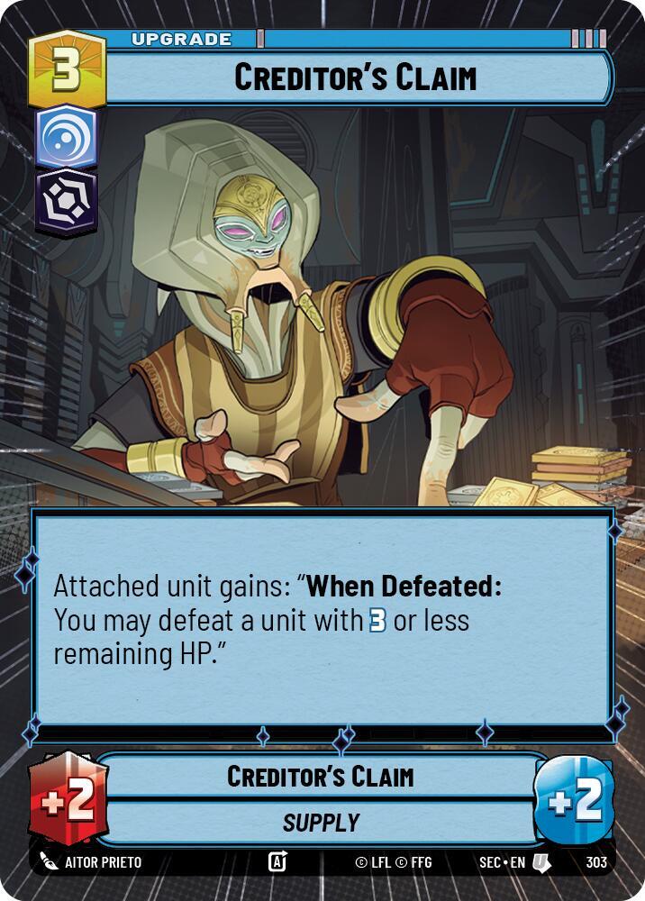 Creditor's Claim (Hyperspace) (303) [Secrets of Power]
