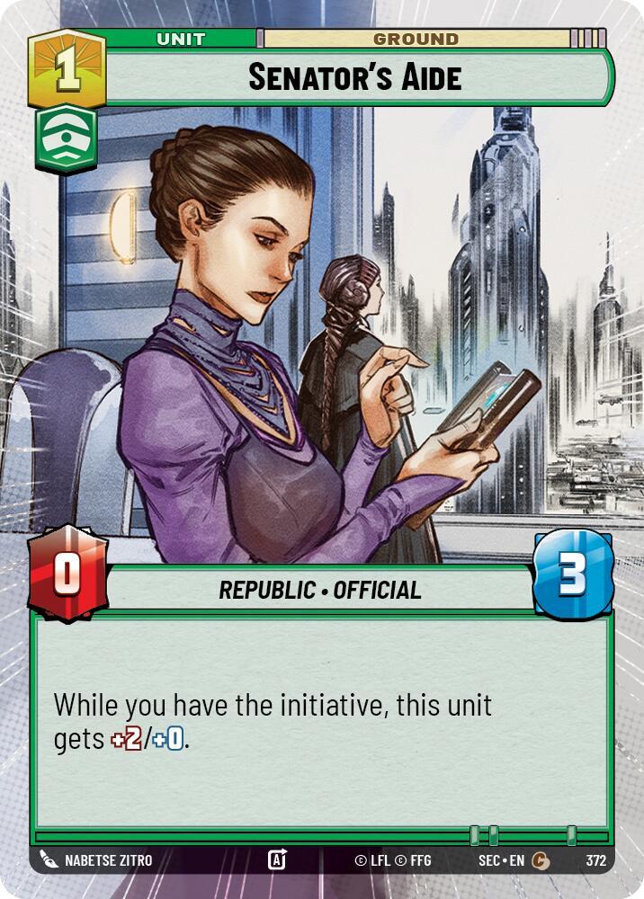 Senator's Aide (Hyperspace) (372) [Secrets of Power]