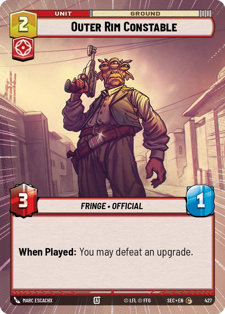Outer Rim Constable (Hyperspace) (427) [Secrets of Power]