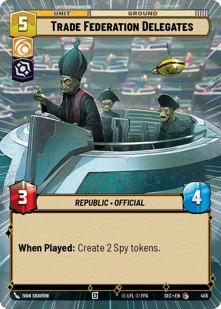 Trade Federation Delegates (Hyperspace) (455) [Secrets of Power]