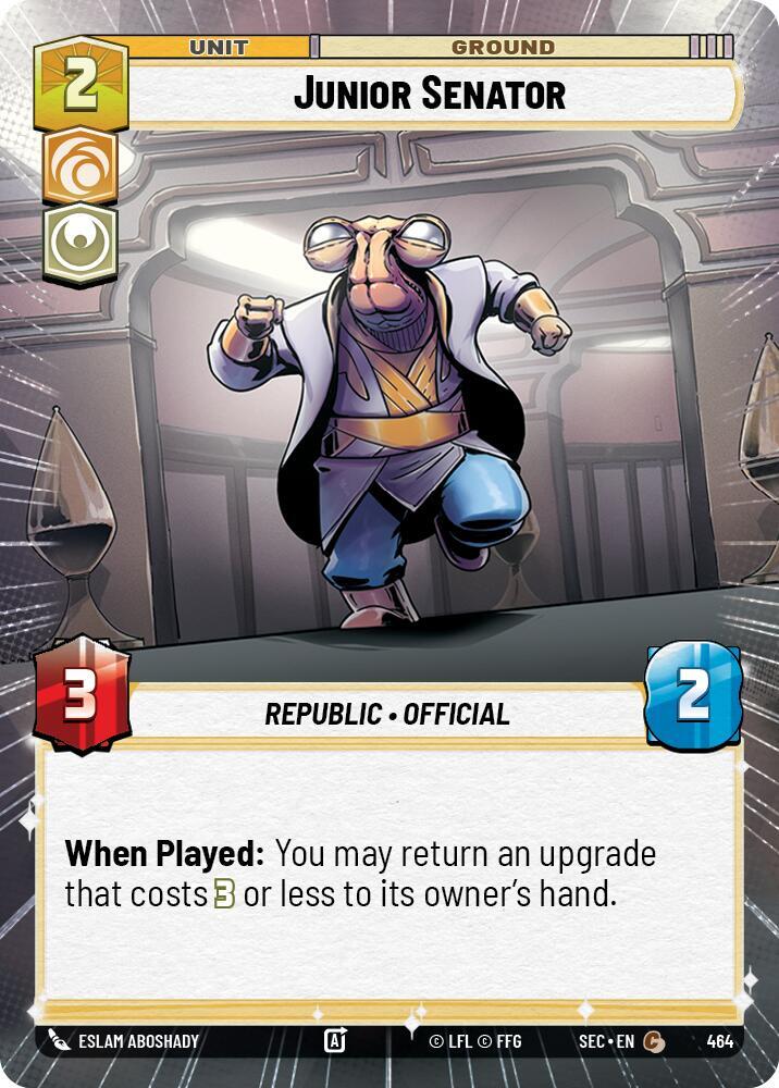 Junior Senator (Hyperspace) (464) [Secrets of Power]