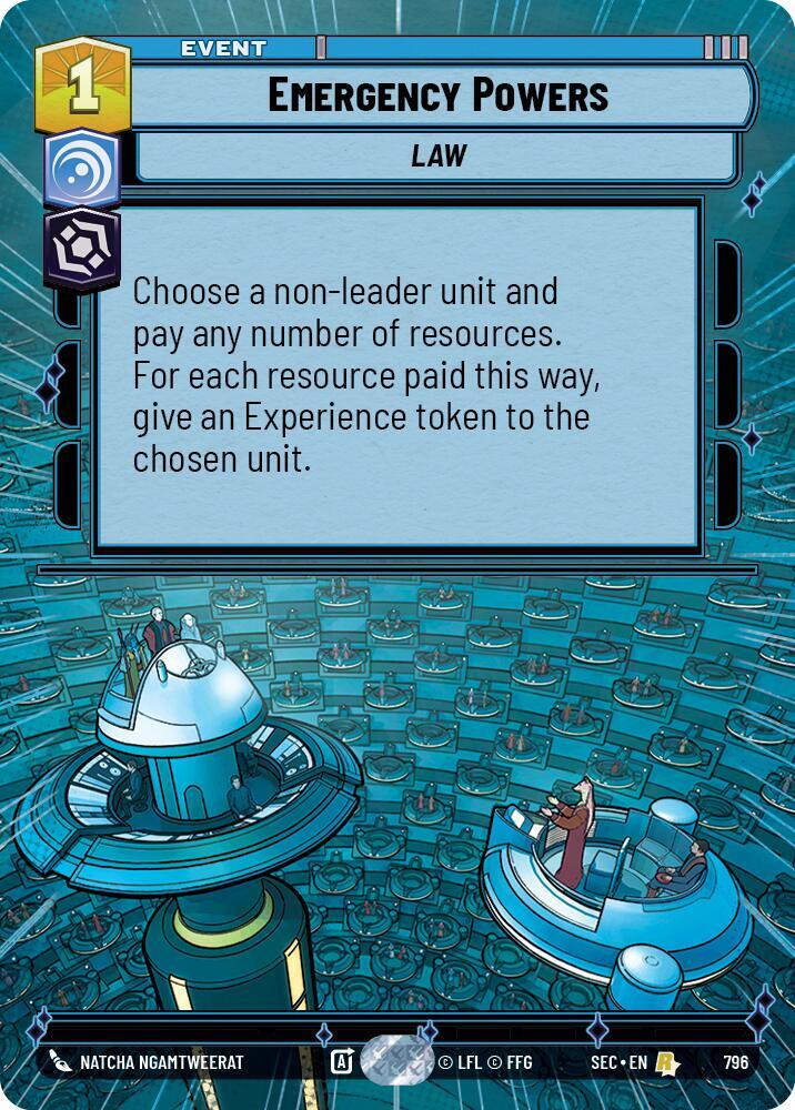 Emergency Powers (Hyperspace Foil) (796) [Secrets of Power]