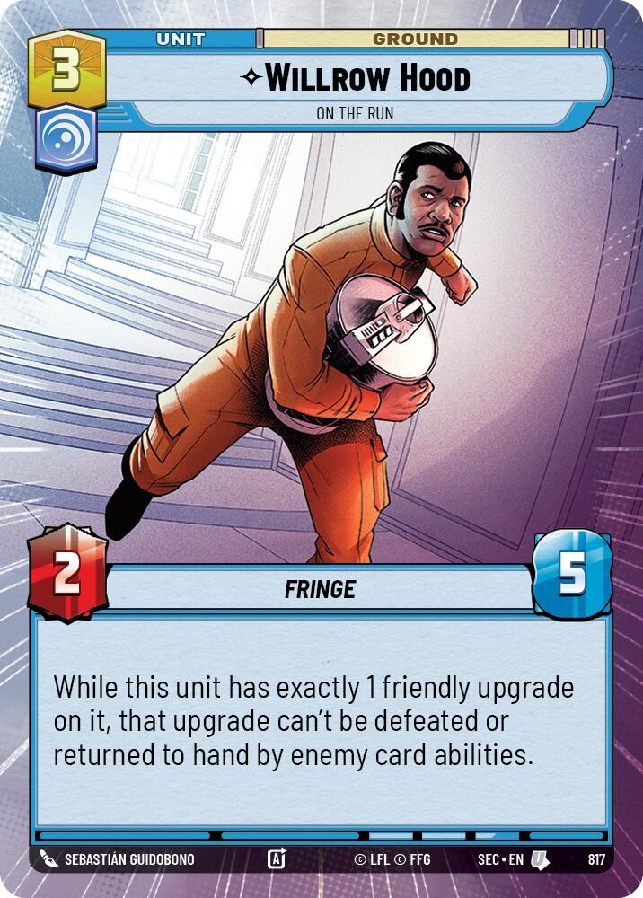 Willrow Hood - On the Run (Hyperspace Foil) (817) [Secrets of Power]