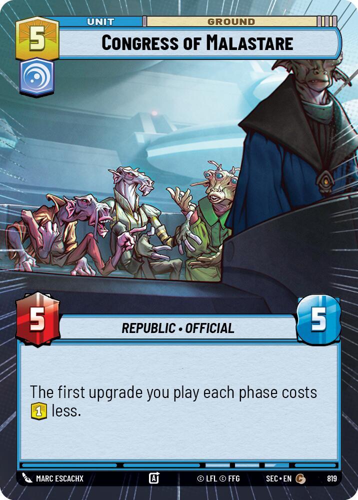 Congress of Malastare (Hyperspace Foil) (819) [Secrets of Power]