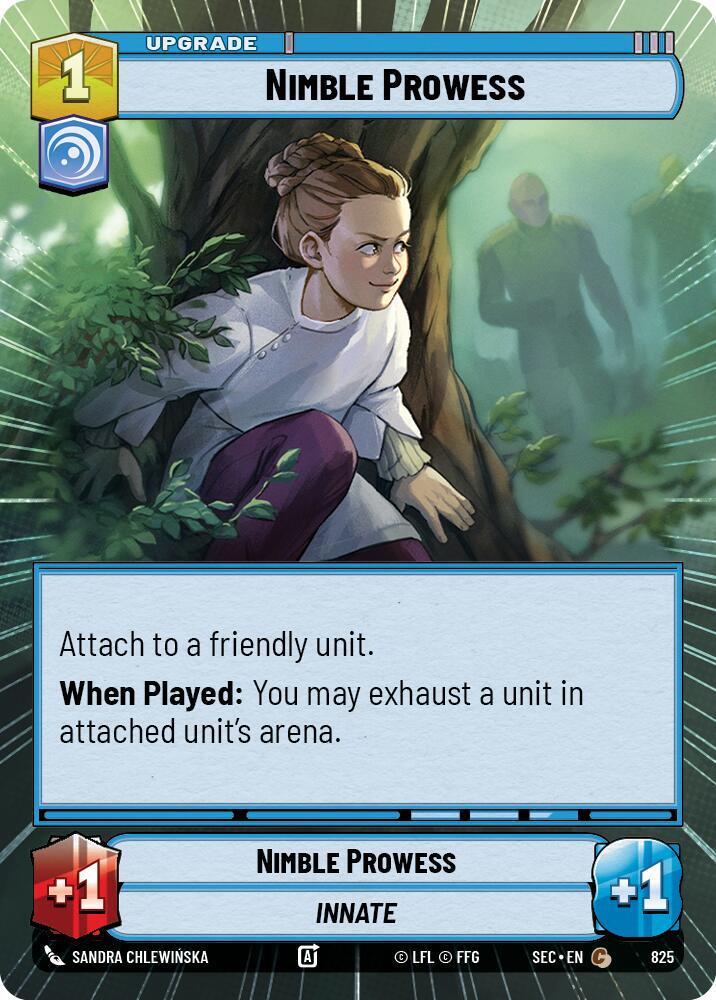 Nimble Prowess (Hyperspace Foil) (825) [Secrets of Power]