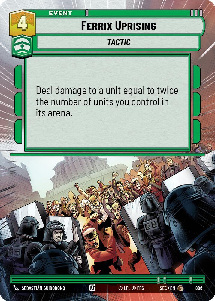 Ferrix Uprising (Hyperspace Foil) (886) [Secrets of Power]