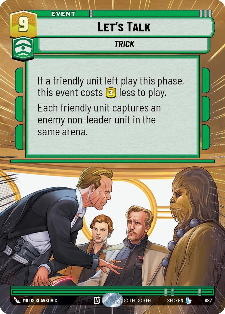 Let's Talk (Hyperspace Foil) (887) [Secrets of Power]