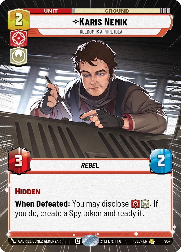 Karis Nemik - Freedom is a Pure Idea (Hyperspace Foil) (904) [Secrets of Power]