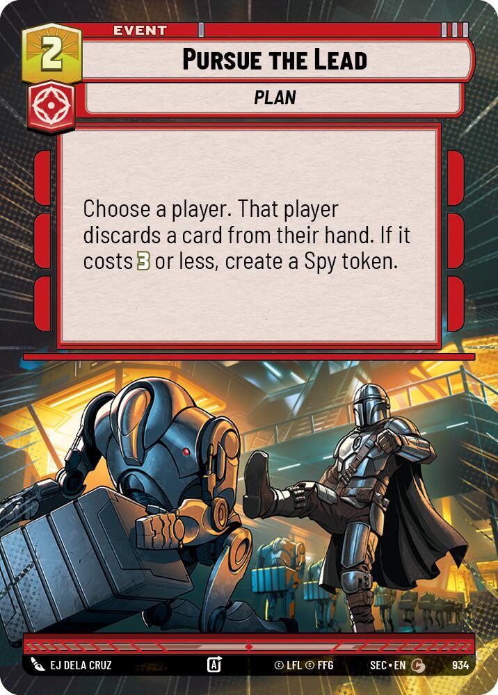 Pursue the Lead (Hyperspace Foil) (934) [Secrets of Power]