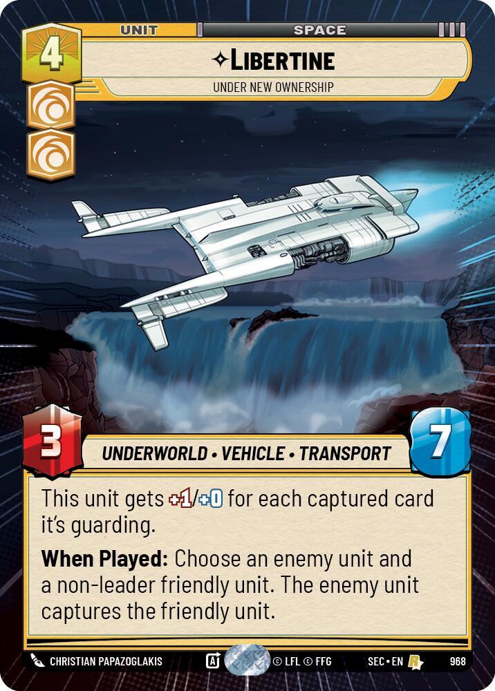 Libertine - Under New Ownership (Hyperspace Foil) (968) [Secrets of Power]
