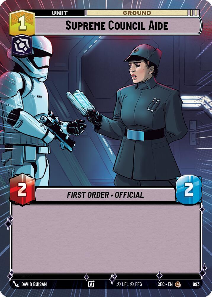 Supreme Council Aide (Hyperspace Foil) (993) [Secrets of Power]