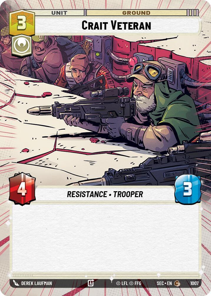 Crait Veteran (Hyperspace Foil) (1007) [Secrets of Power]