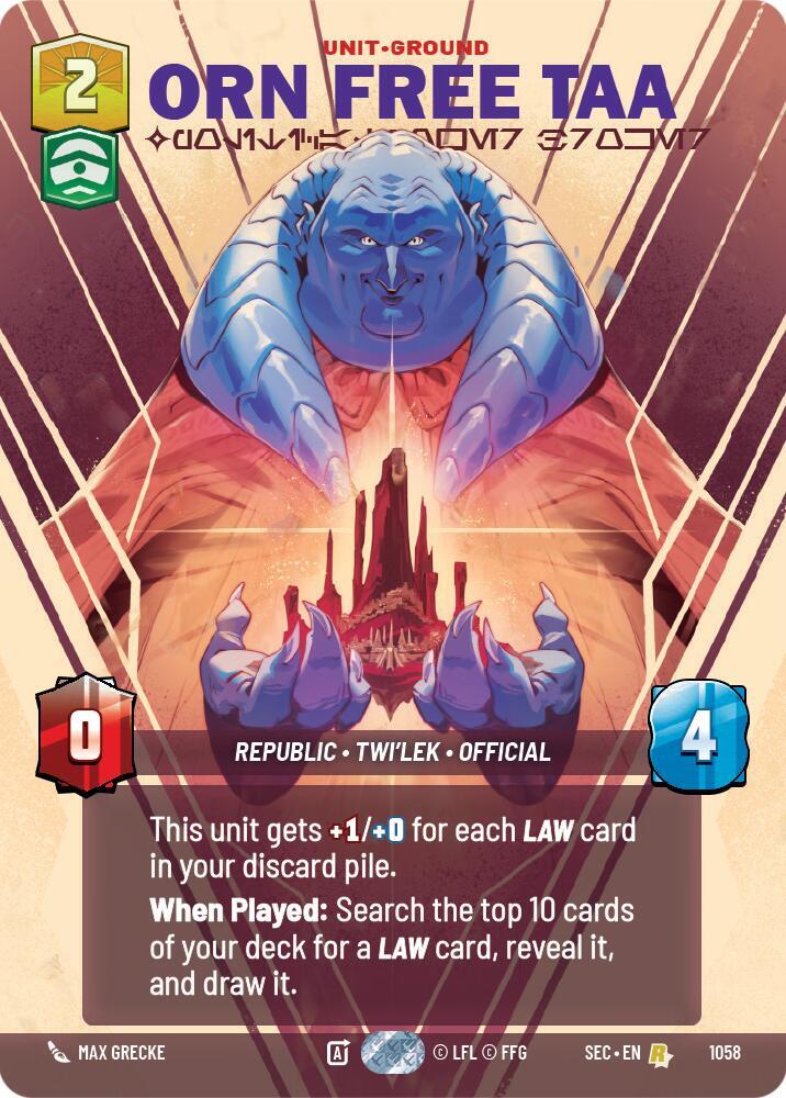 Orn Free Taa - Political Power Broker (Prestige) (1058) [Secrets of Power]