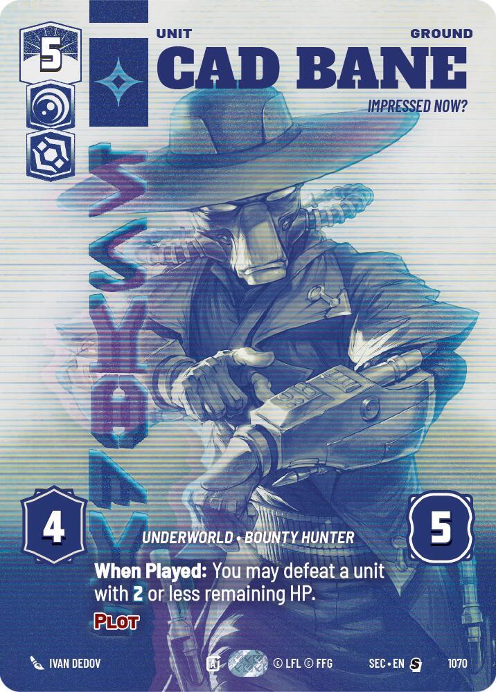 Cad Bane - Impressed Now? (Prestige) (1070) [Secrets of Power]