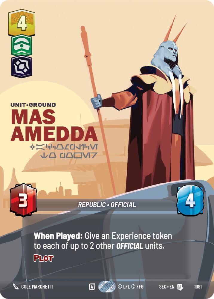Mas Amedda - Accomplice to Power (Prestige Foil) (1091) [Secrets of Power]