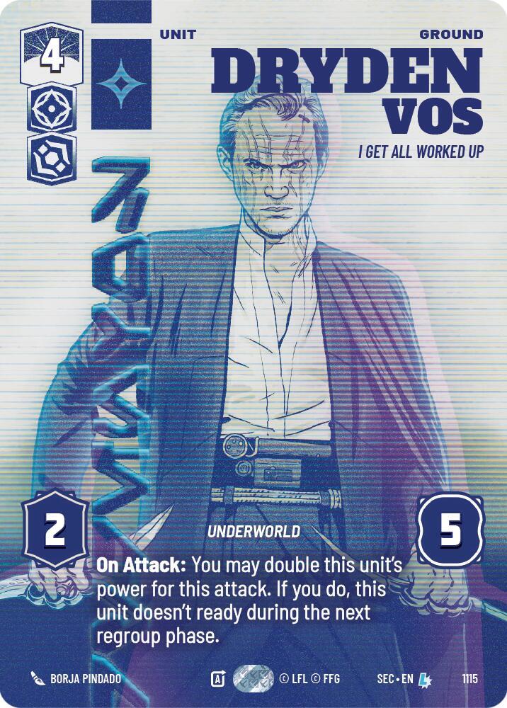 Dryden Vos - I Get All Worked Up (Prestige Foil) (1115) [Secrets of Power]