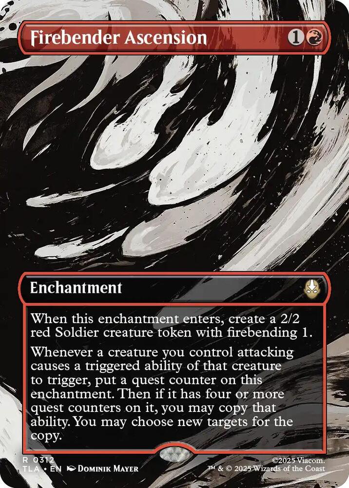Firebender Ascension (Borderless) (312) [Avatar: The Last Airbender]
