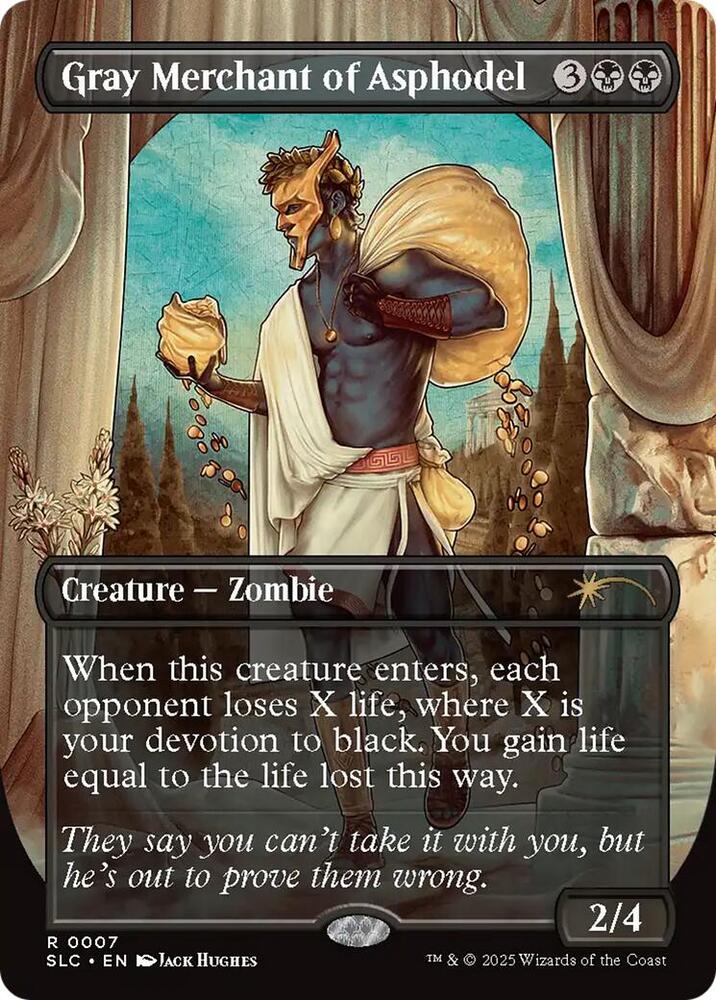 Gray Merchant of Asphodel (7) [Secret Lair Countdown Kit]