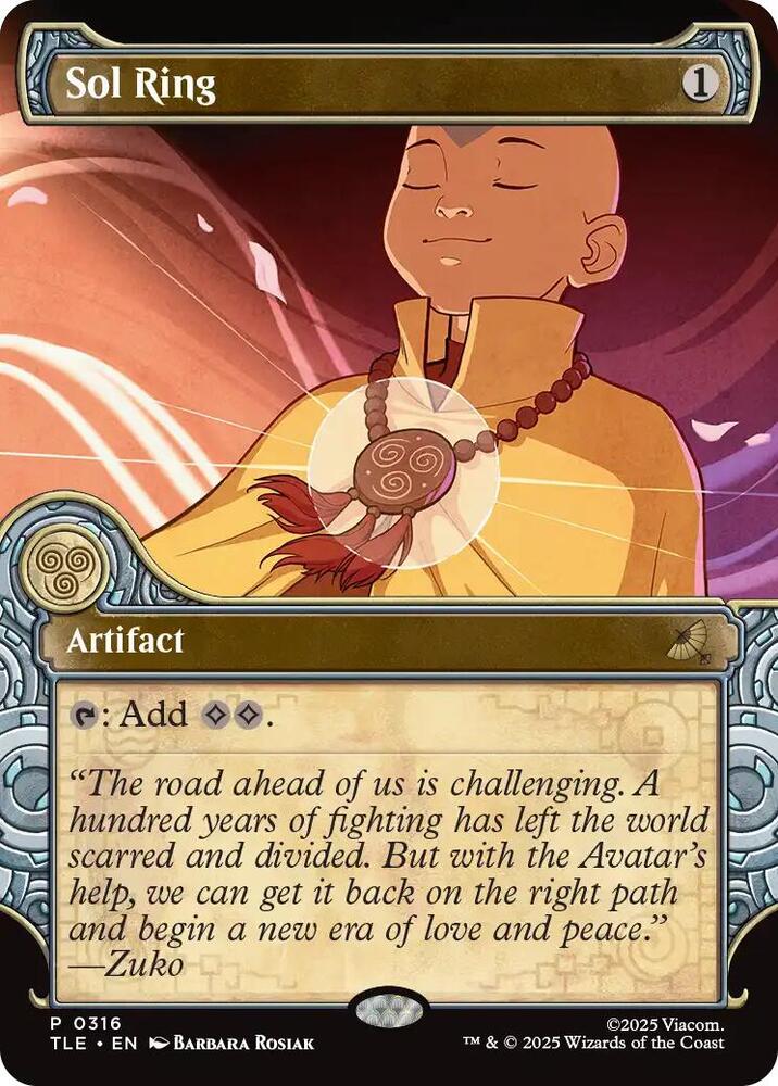 Sol Ring (Showcase) (316) [Avatar: The Last Airbender: Eternal-Legal]