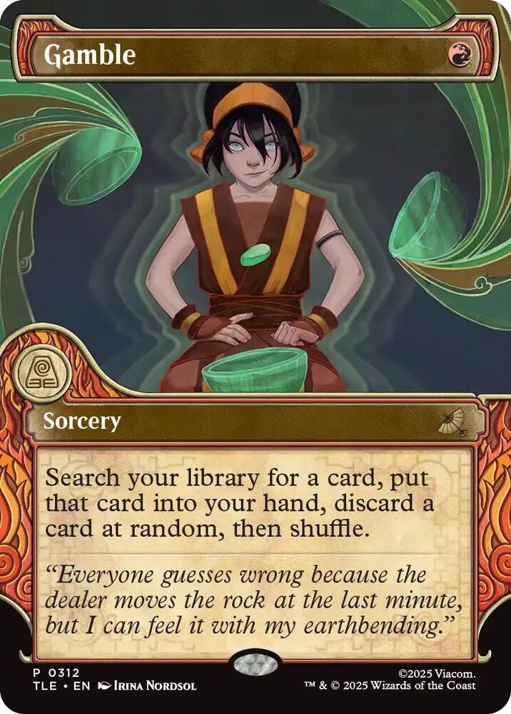 Gamble (Showcase) (312) [Avatar: The Last Airbender: Eternal-Legal]