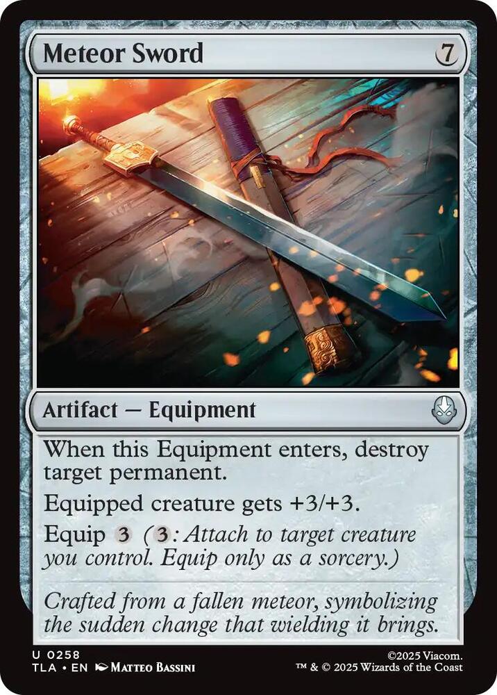 Meteor Sword (258) [Avatar: The Last Airbender]