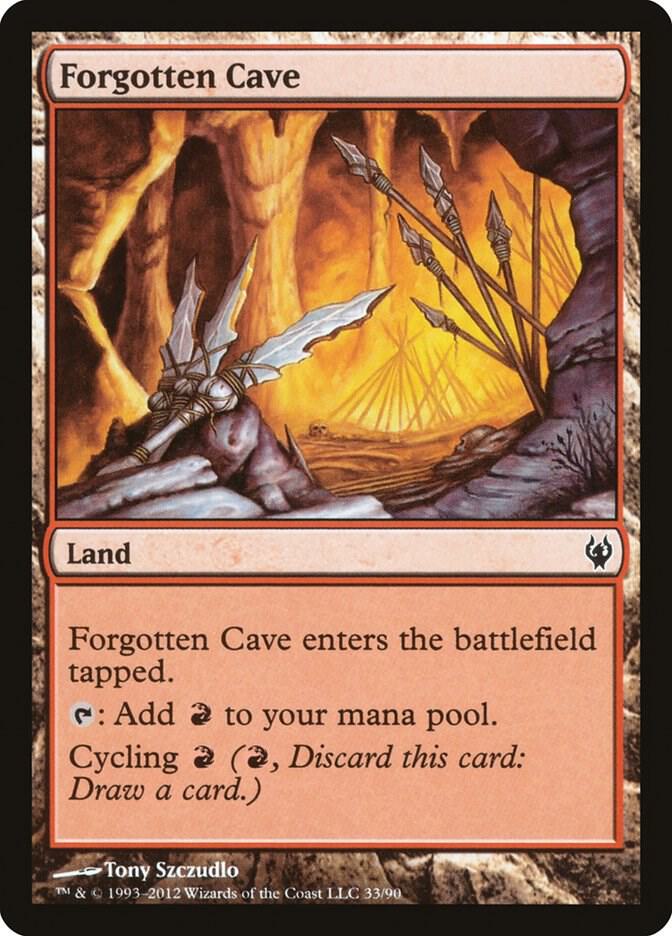 Forgotten Cave (33) [Duel Decks: Izzet vs. Golgari]