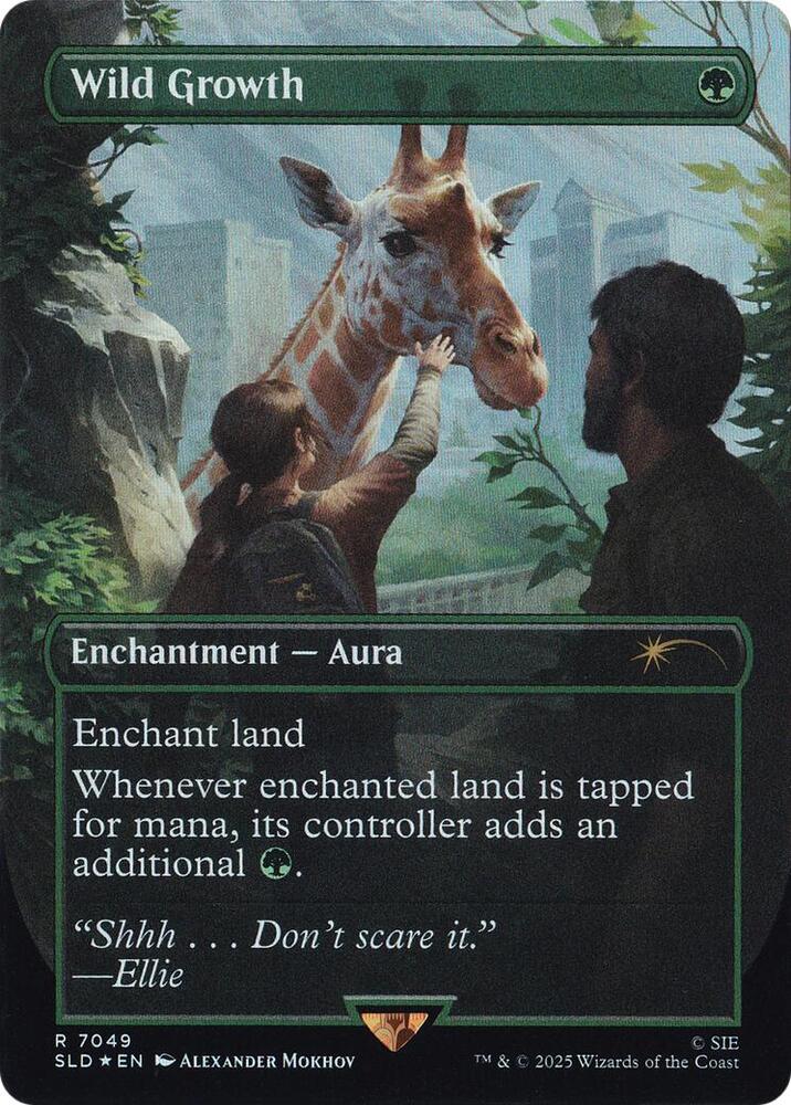 Wild Growth (Rainbow Foil) (7049) [Secret Lair Drop]