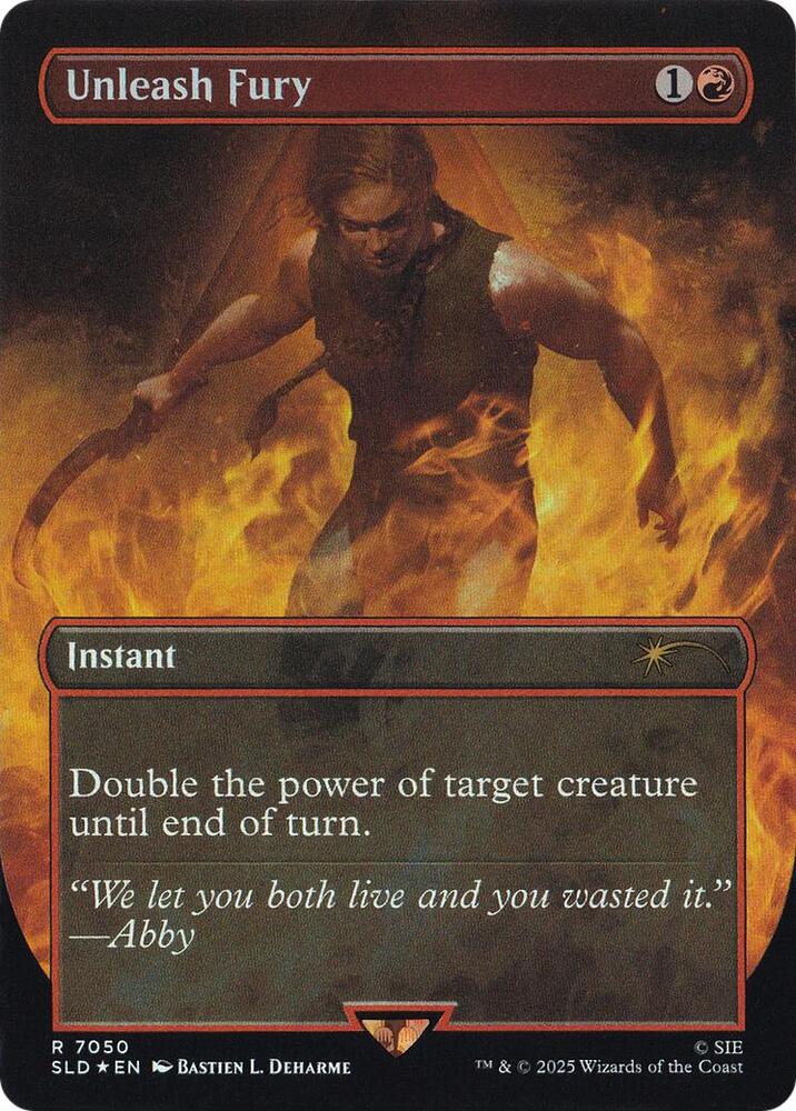 Unleash Fury (Rainbow Foil) (7050) [Secret Lair Drop]