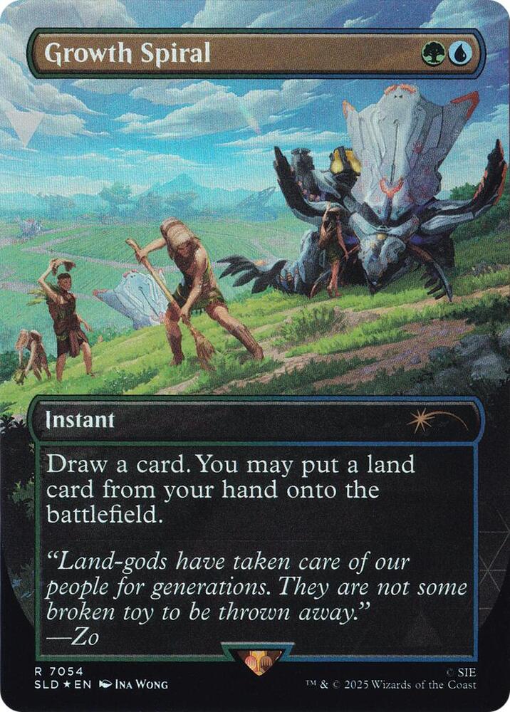 Growth Spiral (Rainbow Foil) (7054) [Secret Lair Drop]