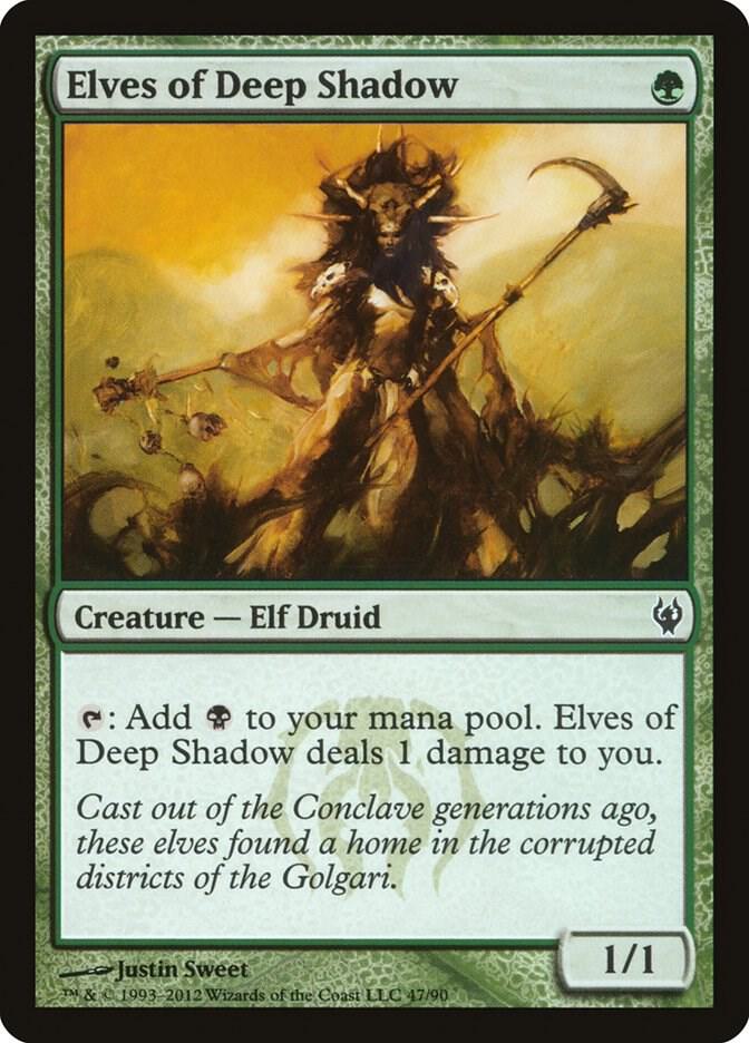 Elves of Deep Shadow (47) [Duel Decks: Izzet vs. Golgari]