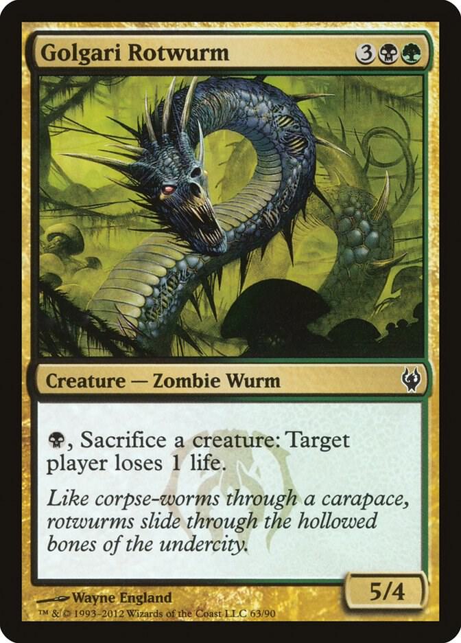Golgari Rotwurm (63) [Duel Decks: Izzet vs. Golgari]