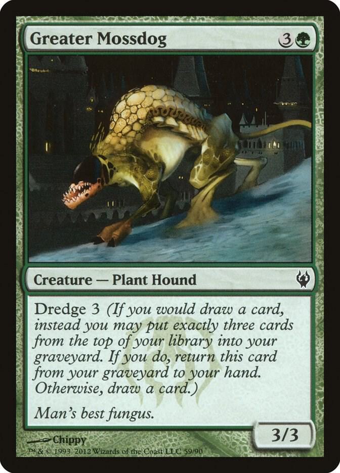 Greater Mossdog (59) [Duel Decks: Izzet vs. Golgari]