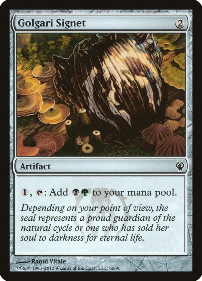 Golgari Signet (66) [Duel Decks: Izzet vs. Golgari]