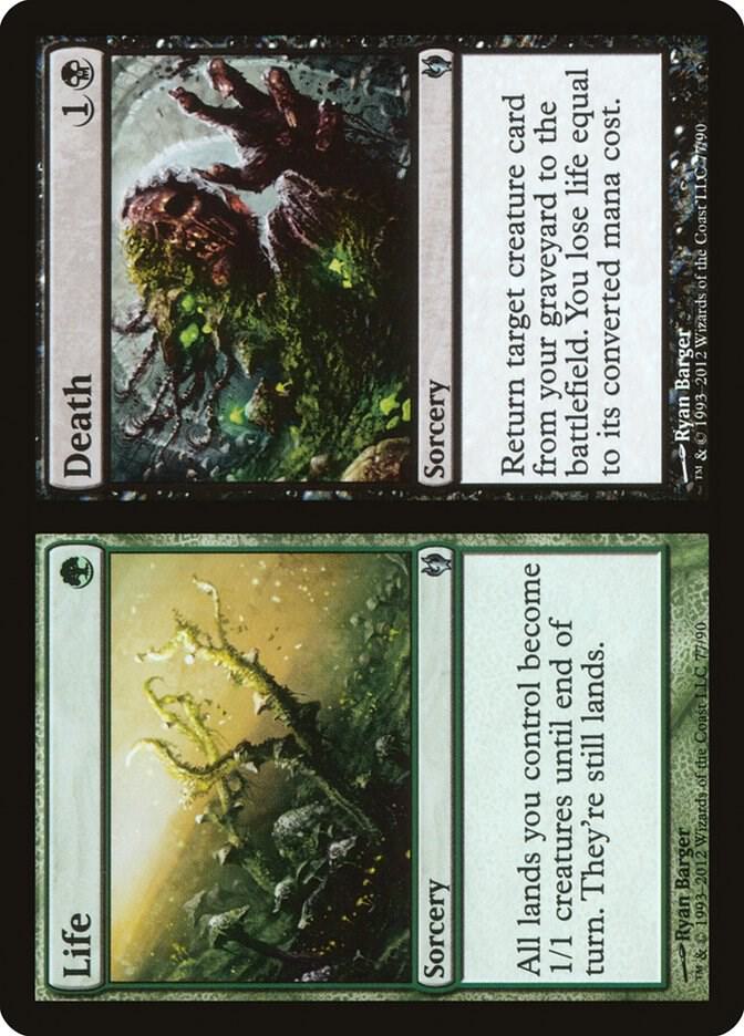 Life // Death (77) [Duel Decks: Izzet vs. Golgari]