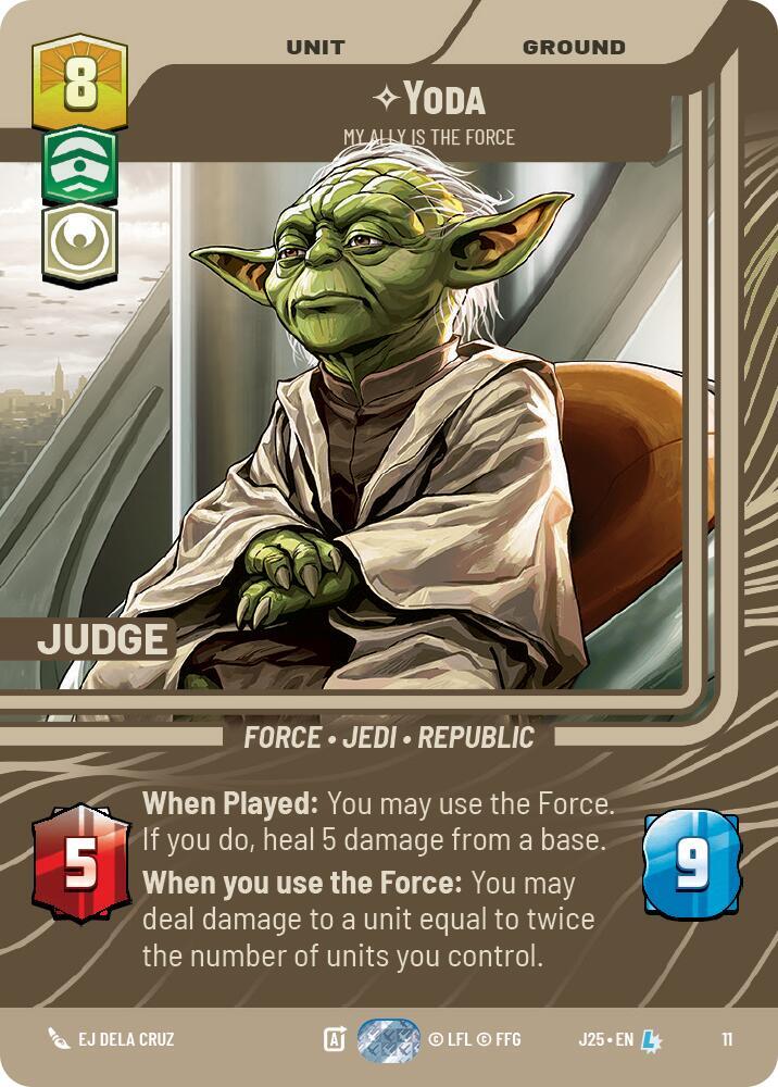 Yoda - My Ally is the Force (11) [Judge Promos]