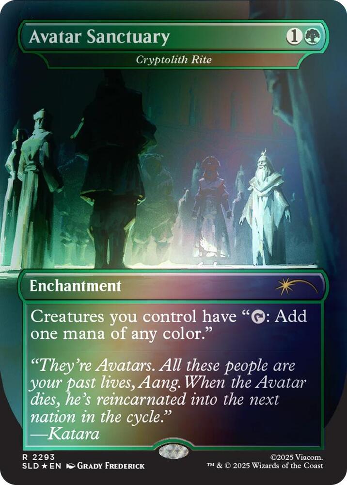 Avatar Sanctuary - Cryptolith Rite (Rainbow Foil) (2293) [Secret Lair Drop]